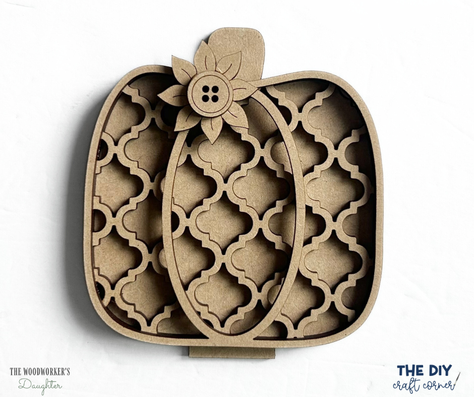 Harvest Pumpkin Tiered Tray Set – Wood Cuts