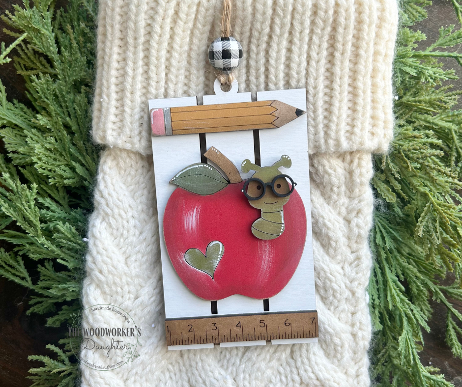 Teacher Ornament and Gift Card Holder