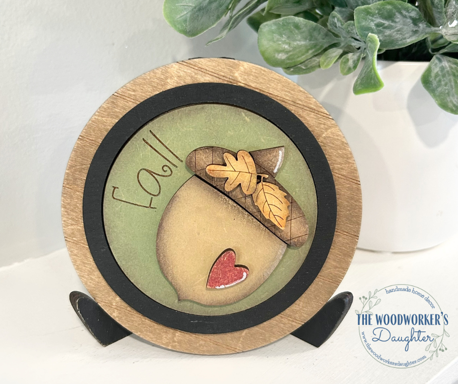 Fall Acorn 3" Interchangeable Insert