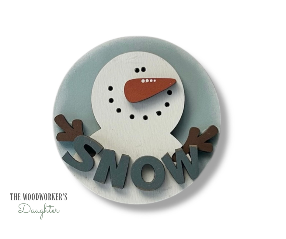 Snowman 3" Interchangeable Inserts