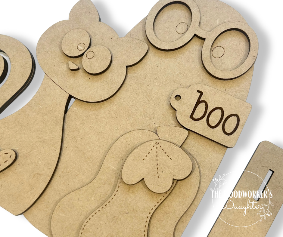 Whiskers and Boos Halloween Shelf Sitter – Wood Cuts
