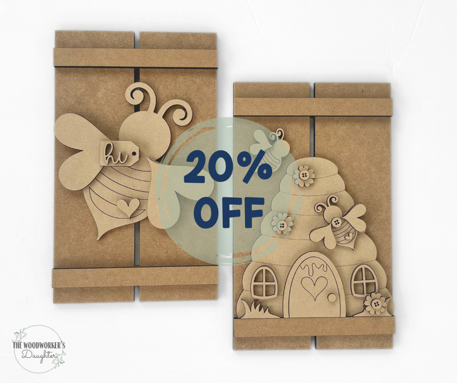 DIY Honey Bee Pallet Sign – Wood Cuts 20% OFF