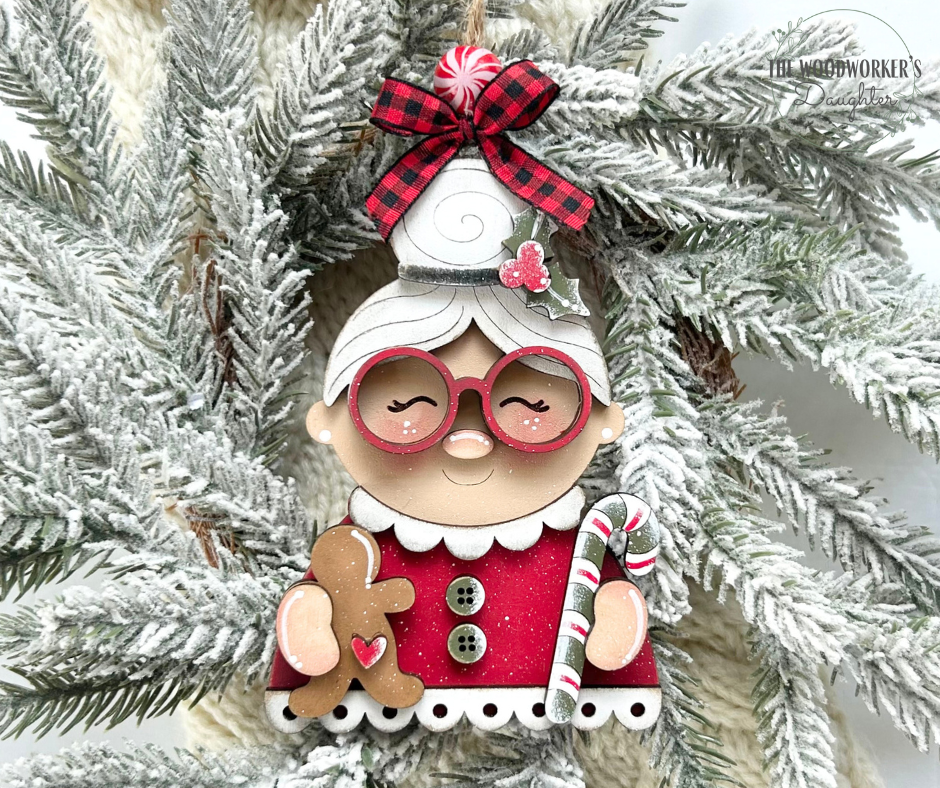 Mrs Claus Ornament