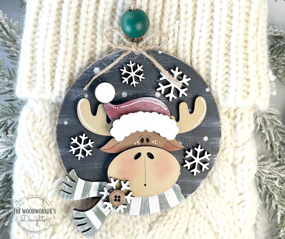Merry Moose Ornament
