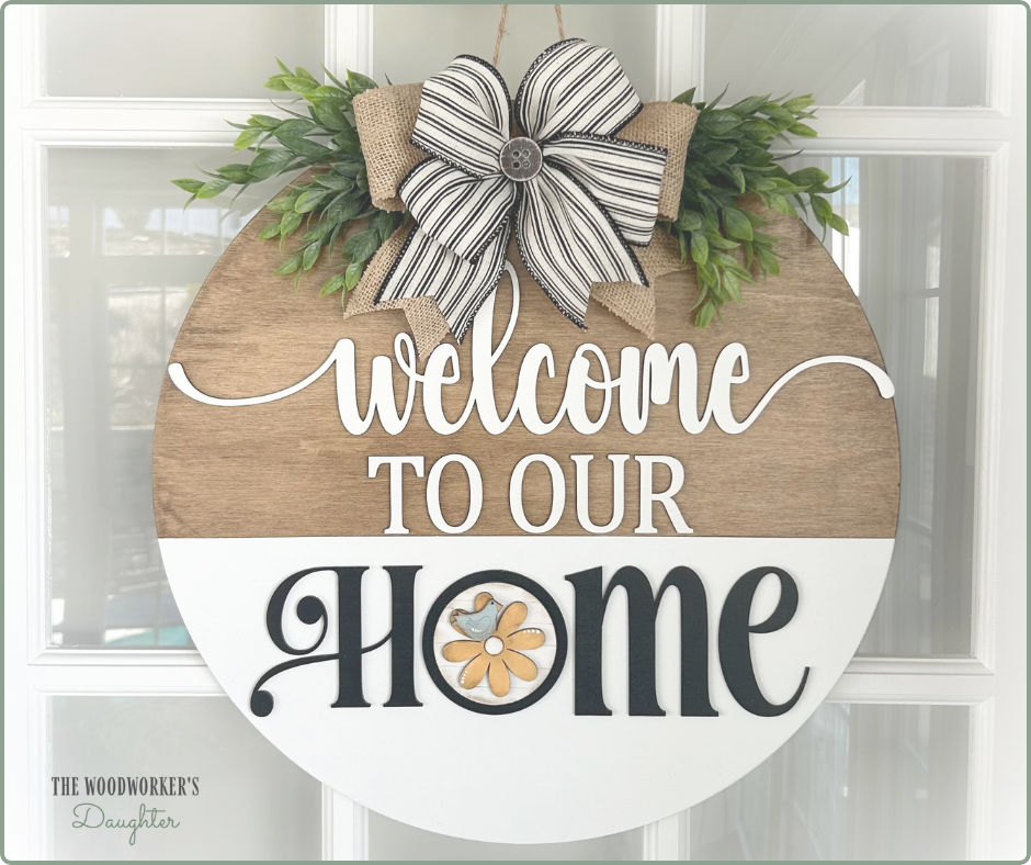 Interchangeable Welcome Door Hanger 18