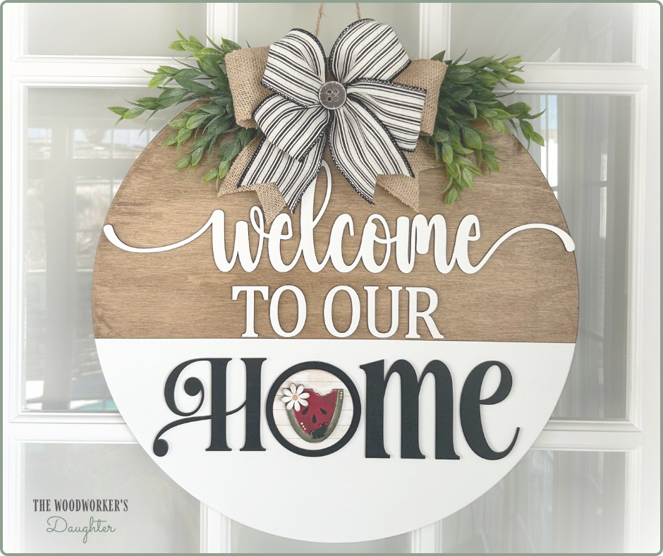 Interchangeable Welcome Door Hanger 18