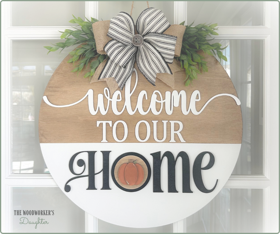 Interchangeable Welcome Door Hanger 18
