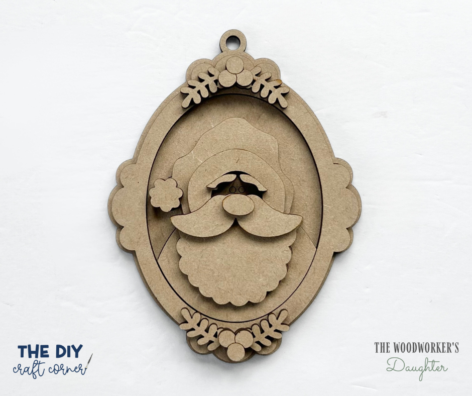 DIY Christmas Frame Ornaments – Wood Cuts