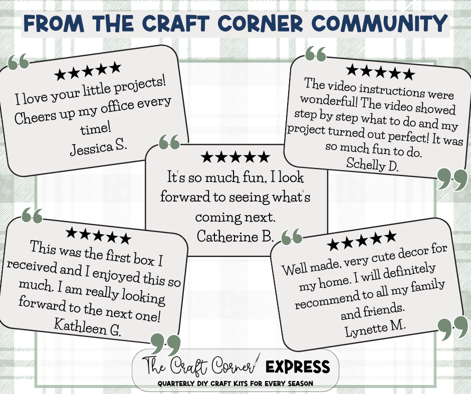 The Craft Corner Express - Quarterly Subscription Box