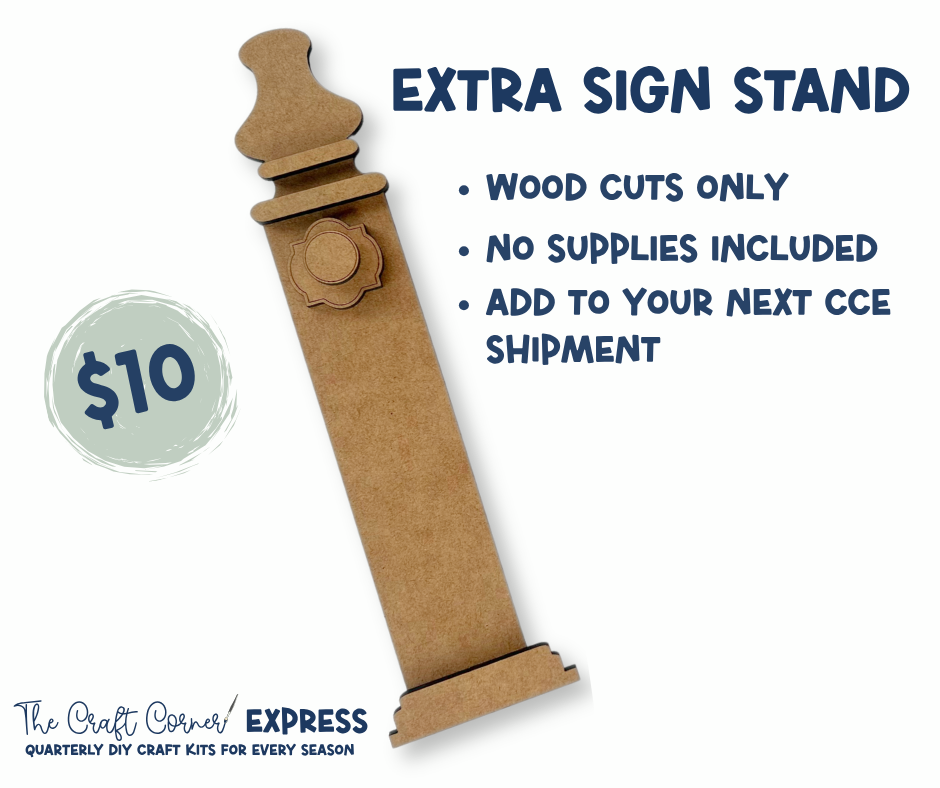 Extra Sign Stand CCE Ad On