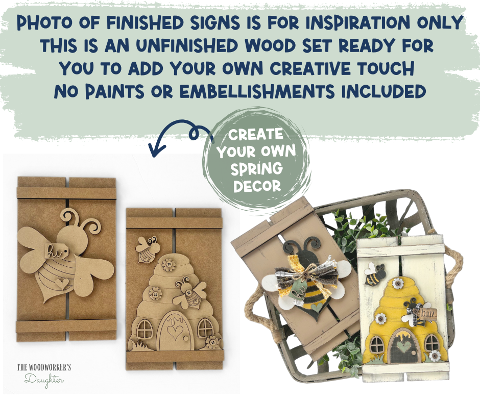 DIY Honey Bee Pallet Sign – Wood Cuts