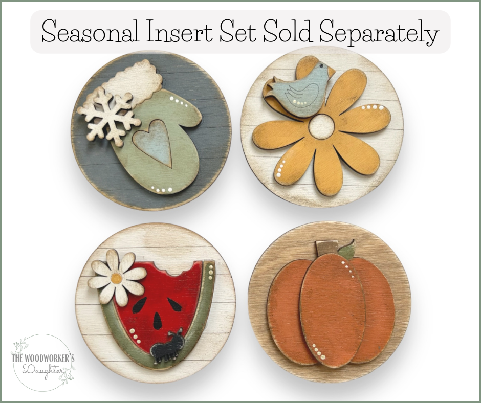 Interchangeable Scalloped Beaded Frame
