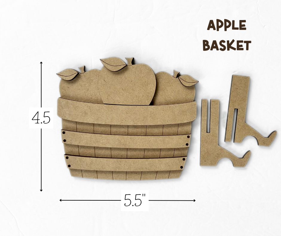 Cider Season Tray Decor Set – Wood Cuts