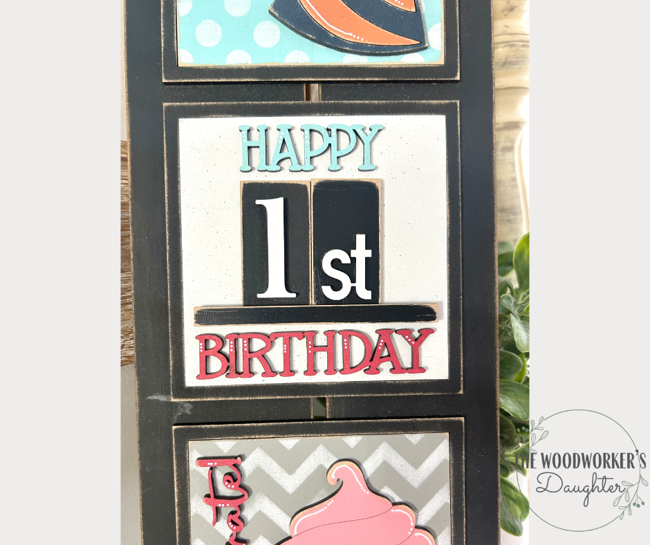 Birthday Celebration Interchangeable Inserts