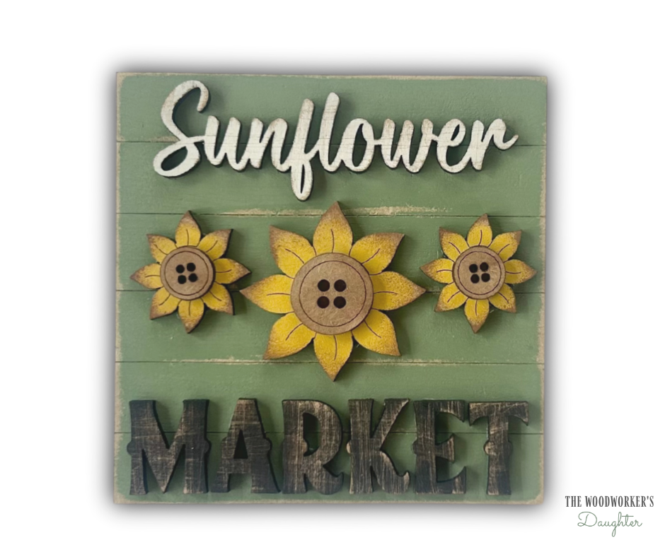 Sunflower Market Interchangeable Inserts