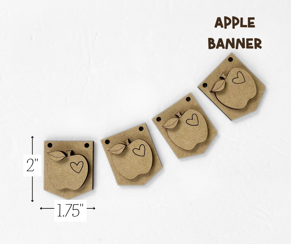 Cider Season Tray Decor Set – Wood Cuts