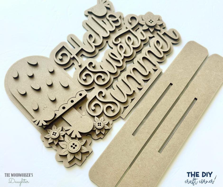 Watermelon Sweet Summer Sign – Wood Cuts