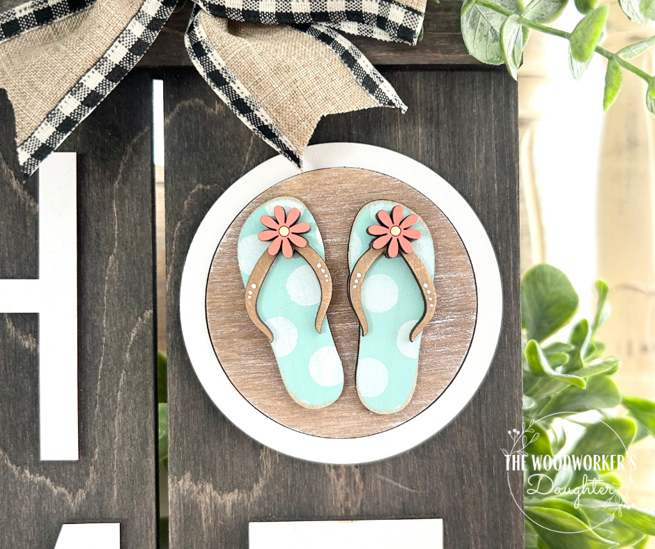 Flip Flops 3" Interchangeable Insert