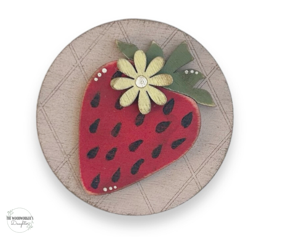 Strawberry 3" Interchangeable Insert