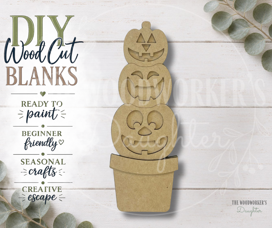 Stacked Jack Shelf Sitter – Wood Cuts