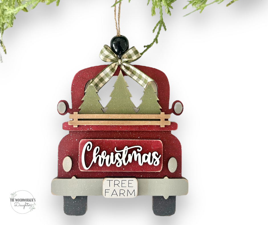 Farmhouse Wood Ornament Collection