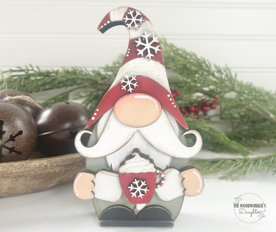 Mini Cocoa Gnome Shelf Sitter