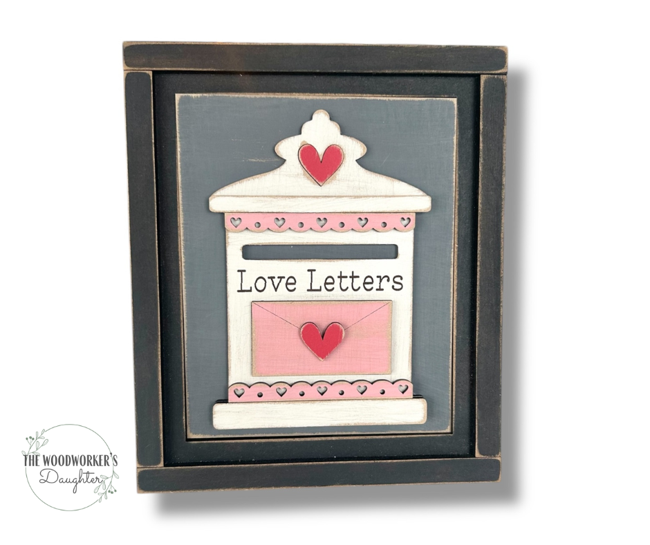 Love Letters Insert for Interchangeable Farmhouse Frame