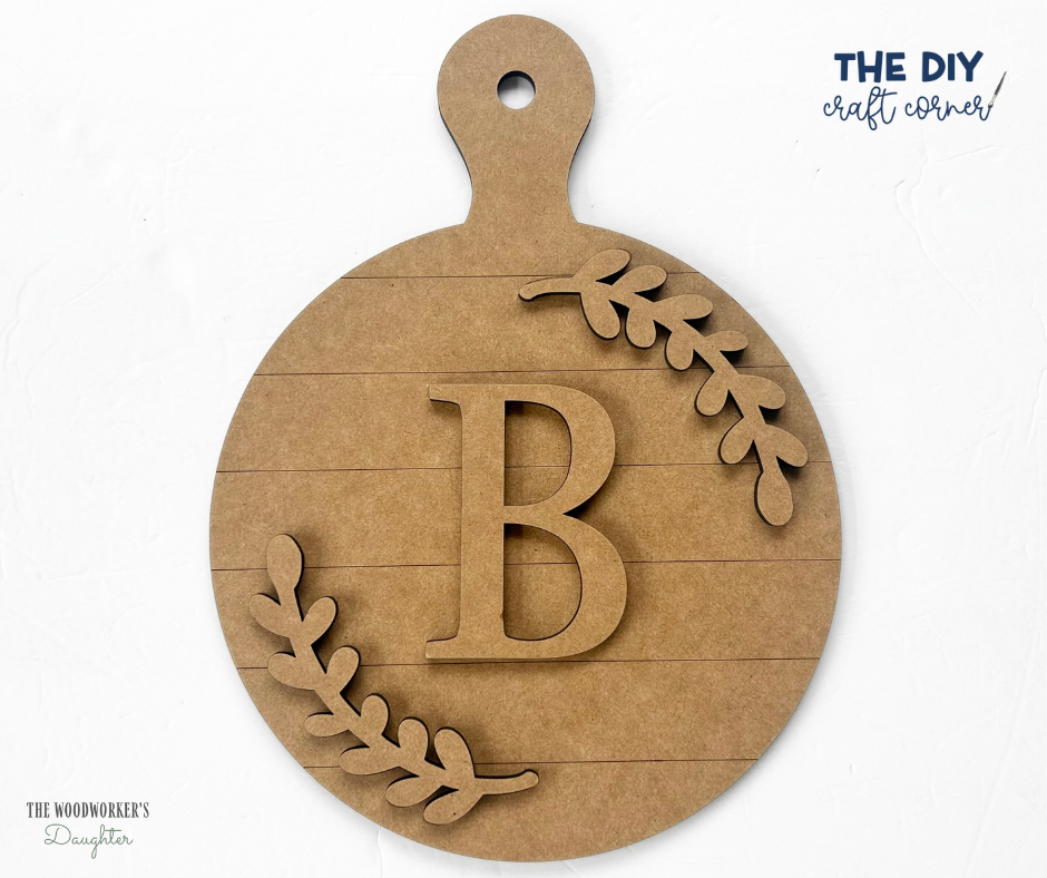 Monogrammed Cutting Board – Wood Cuts