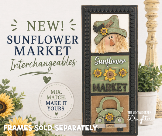 Sunflower Market Interchangeable Inserts