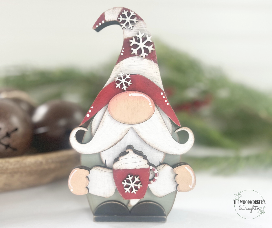 Mini Cocoa Gnome Shelf Sitter