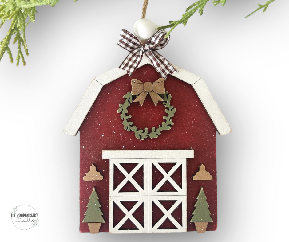 Farmhouse Wood Ornament Collection