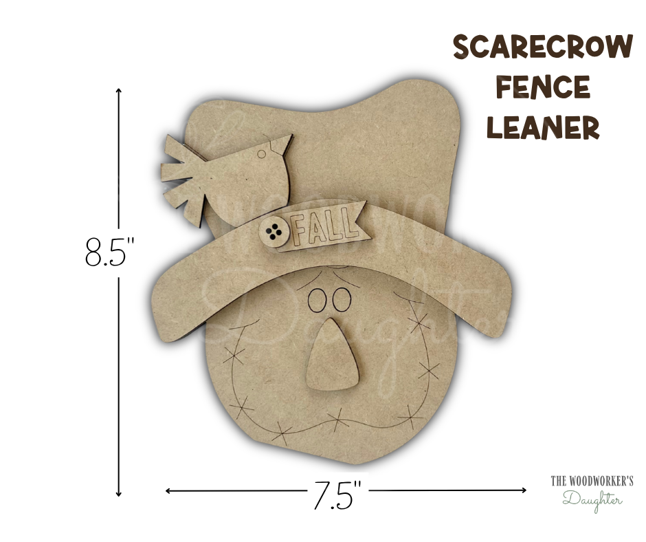 Scarecrow Shelf Sitter – Wood Cuts