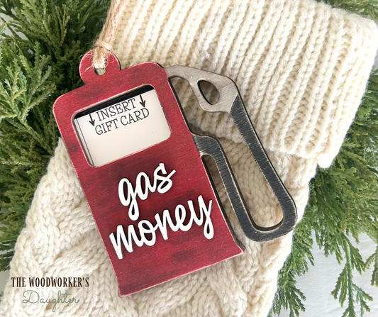 Gas Gift Card Holder and Christmas Tree Ornament