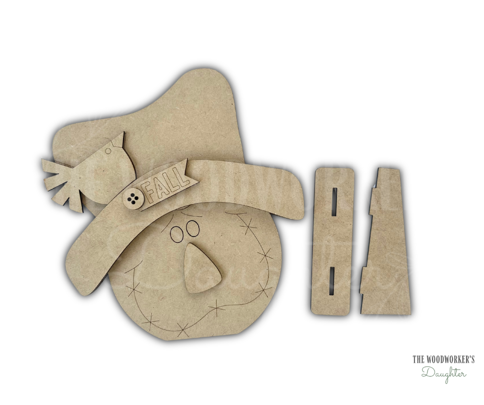 Scarecrow Shelf Sitter – Wood Cuts