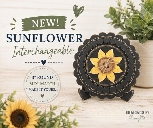 Sunflower Interchangeable Insert