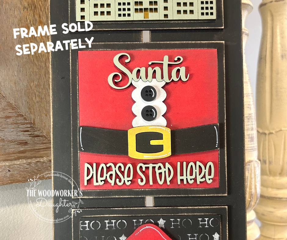 Santa Believe Interchangeable Inserts
