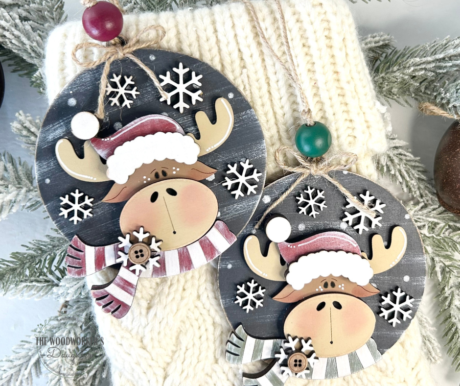 Merry Moose Ornament