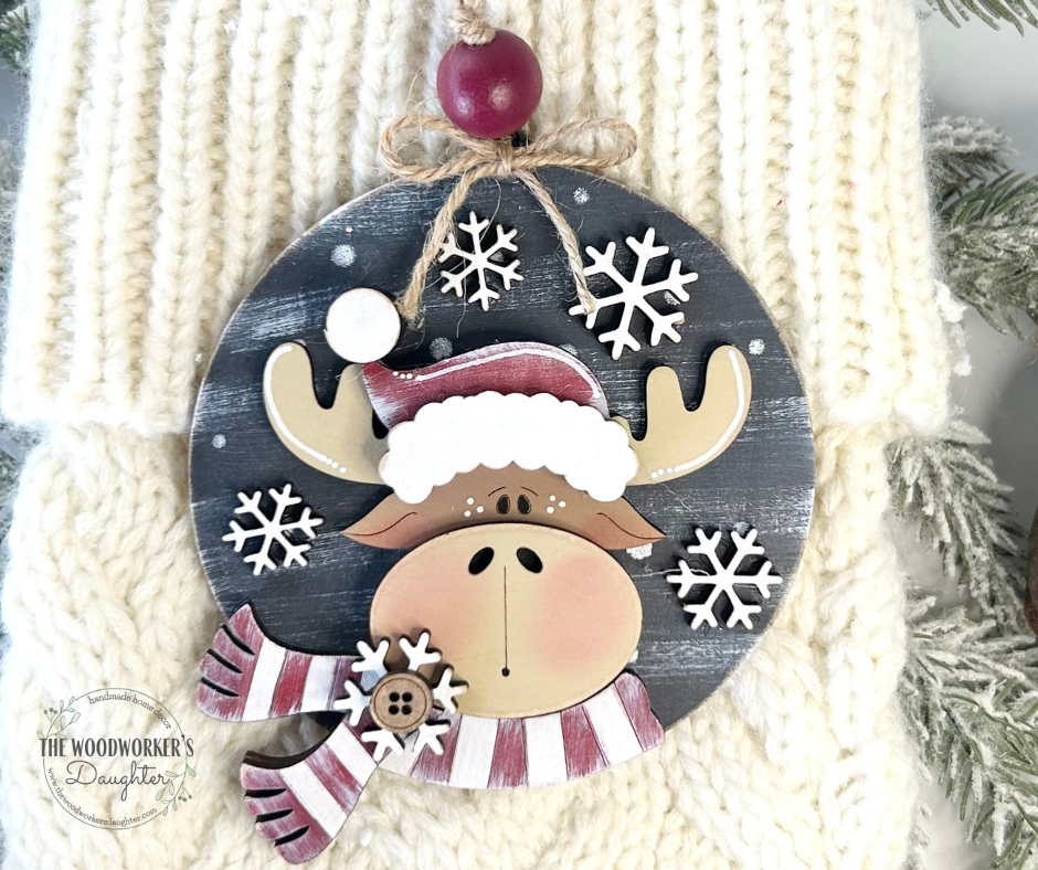 Merry Moose Ornament
