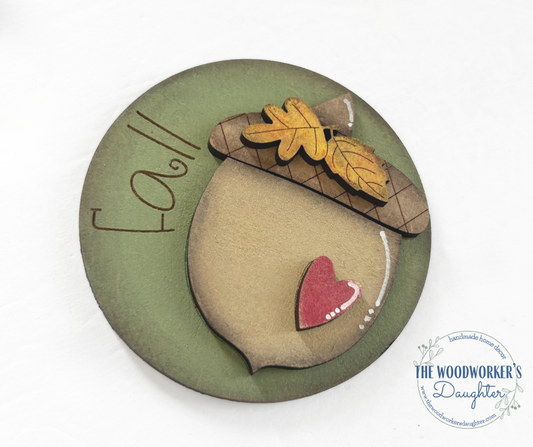 Fall Acorn 3" Interchangeable Insert