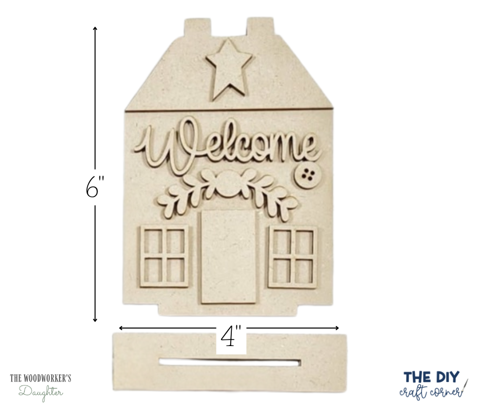 Farmhouse Keepsakes Tray Decor Set – Wood Cuts