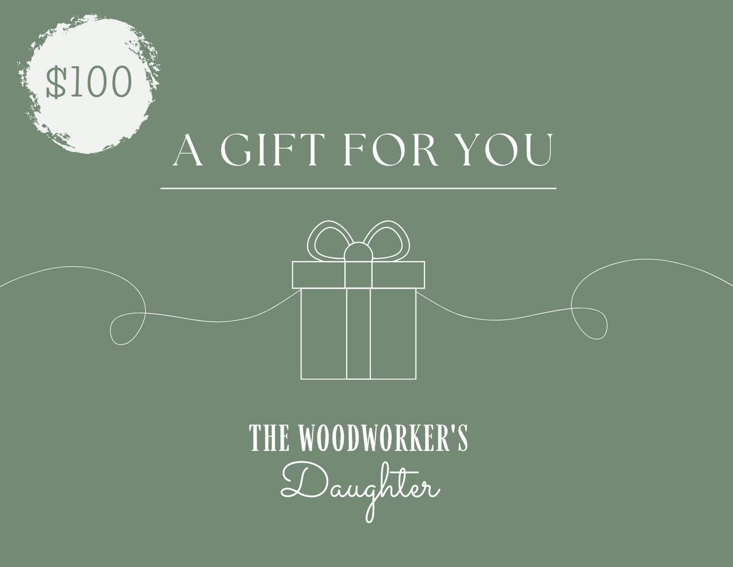 The Woodworker's Daughter Gift Card