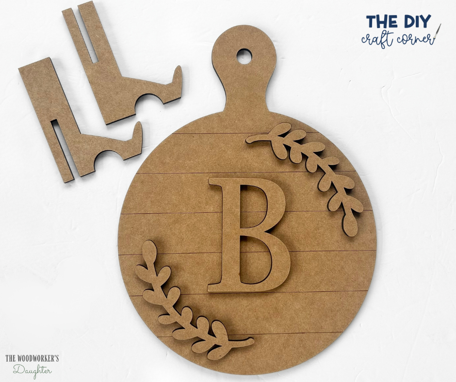 Monogrammed Cutting Board – Wood Cuts