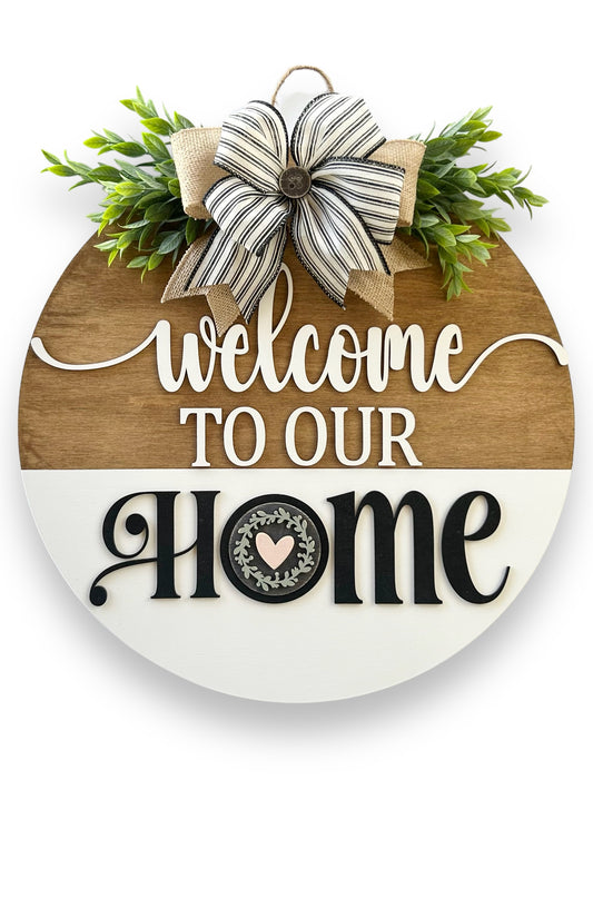 Interchangeable Welcome Door Hanger 18"