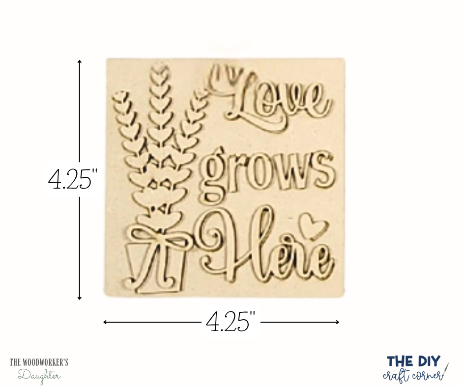 Lavender Fields Tray Decor Set – Wood Cuts