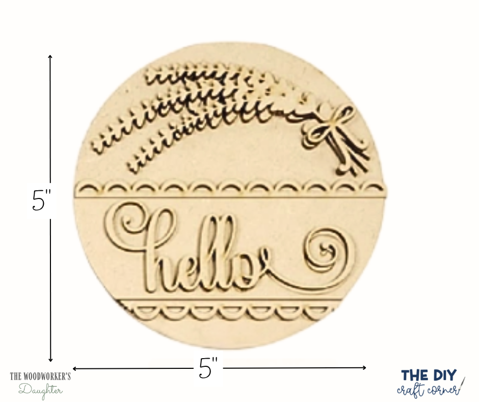 Lavender Fields Tray Decor Set – Wood Cuts