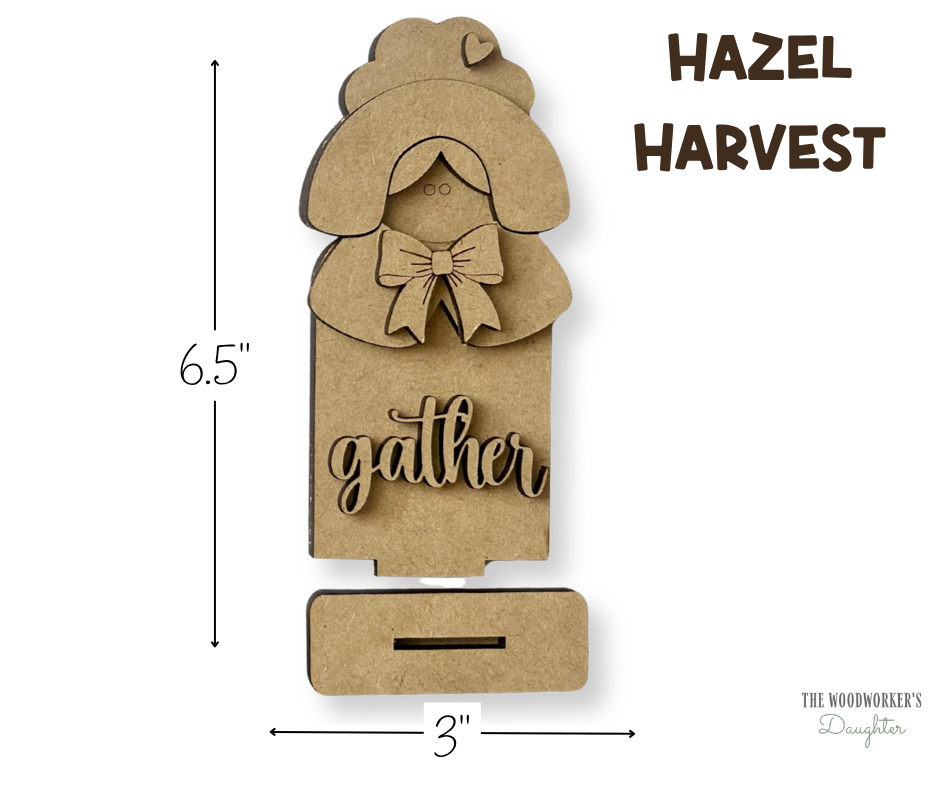 Harvest Friends Shelf Sitters – Wood Cuts