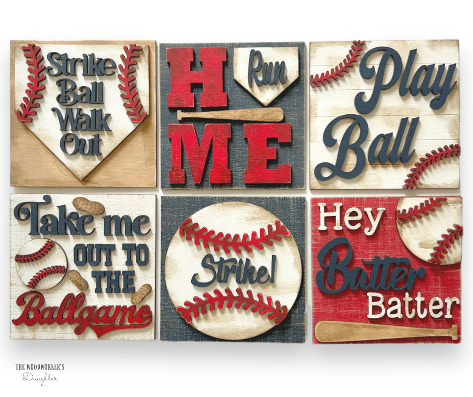 Baseball Interchangeable Inserts