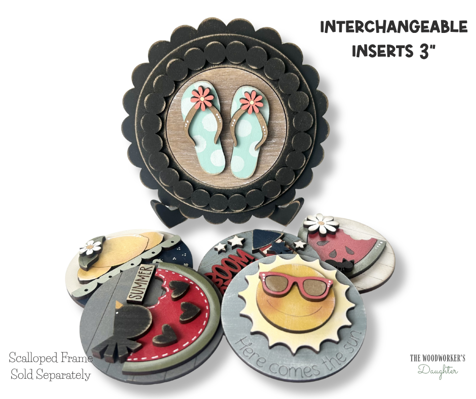 Flip Flops 3" Interchangeable Insert