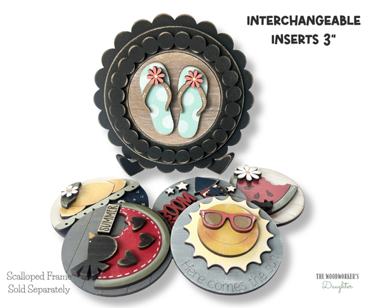Flip Flops 3" Interchangeable Insert
