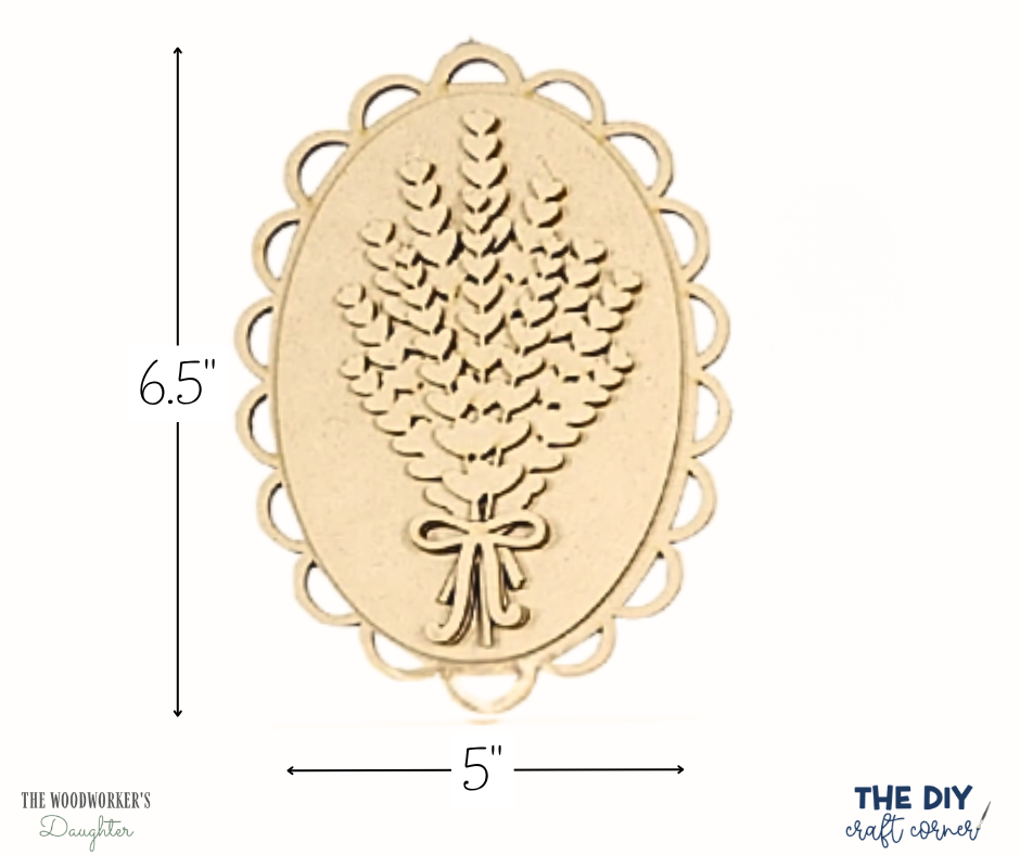 Lavender Fields Tray Decor Set – Wood Cuts